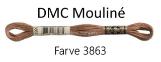 DMC Mouline Amagergarn farve 3863